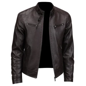 Blouson Vintage marron foncé Homme