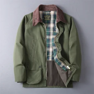 blouson long hiver homme vert militaire