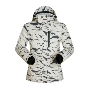 blouson ski camouflage gris noir homme