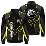 blouson moto homme jaune