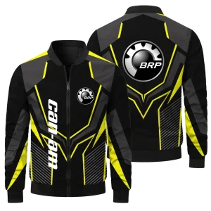 blouson moto homme jaune