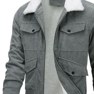 Blouson rembourré Hiver Homme gris