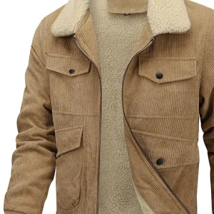 Blouson rembourré Hiver Homme kaki