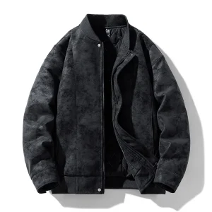 blouson hiver effet daim