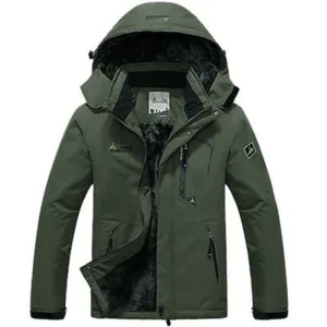 Blouson Parka vert militaire hiver