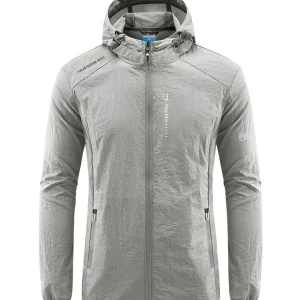 blouson sportif gris