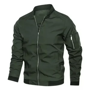 veste casual verte Homme