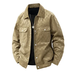 blouson casual marron