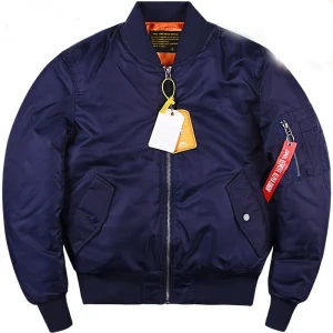 Blouson Bombardier bleu