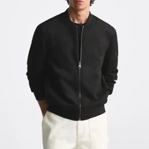 Blouson aviateur noir