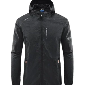 blouson noir sportif