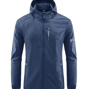 blouson sportif bleu foncé