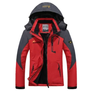 Blouson parka rouge homme