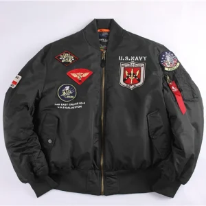 blouson aviateur noir