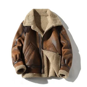 blouson aviateur marron